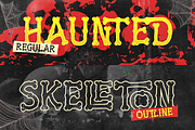 Gurl Bones - Spooky Bone Display, a Symbol Font by Artisan Themes (Thumbnail 4 of 11)