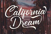 California Dream Brush Fonts, a Script Font by 50Fox (Thumbnail 1 of 14)