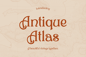 Antique Atlas - Vintage Typeface