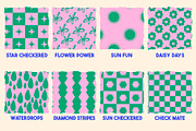 Pattern brushes for Procreate, a Brush Add-On by KJP Designs (Thumbnail 2 of 14)
