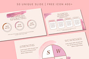 Brush Pink Powerpoint Template, a Presentation Template by SKY CREATION (Thumbnail 3 of 6)