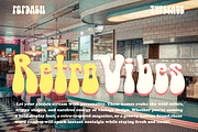 Popdash Retro Psychedelic Font, a Font by PutraCetol Studio (Thumbnail 2 of 5)