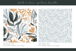 Fall Florals Digital Paper DH