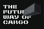 Obac-Geometric Stencil Display Font, a Sans Serif Font by Ebad Designs (Thumbnail 4 of 7)