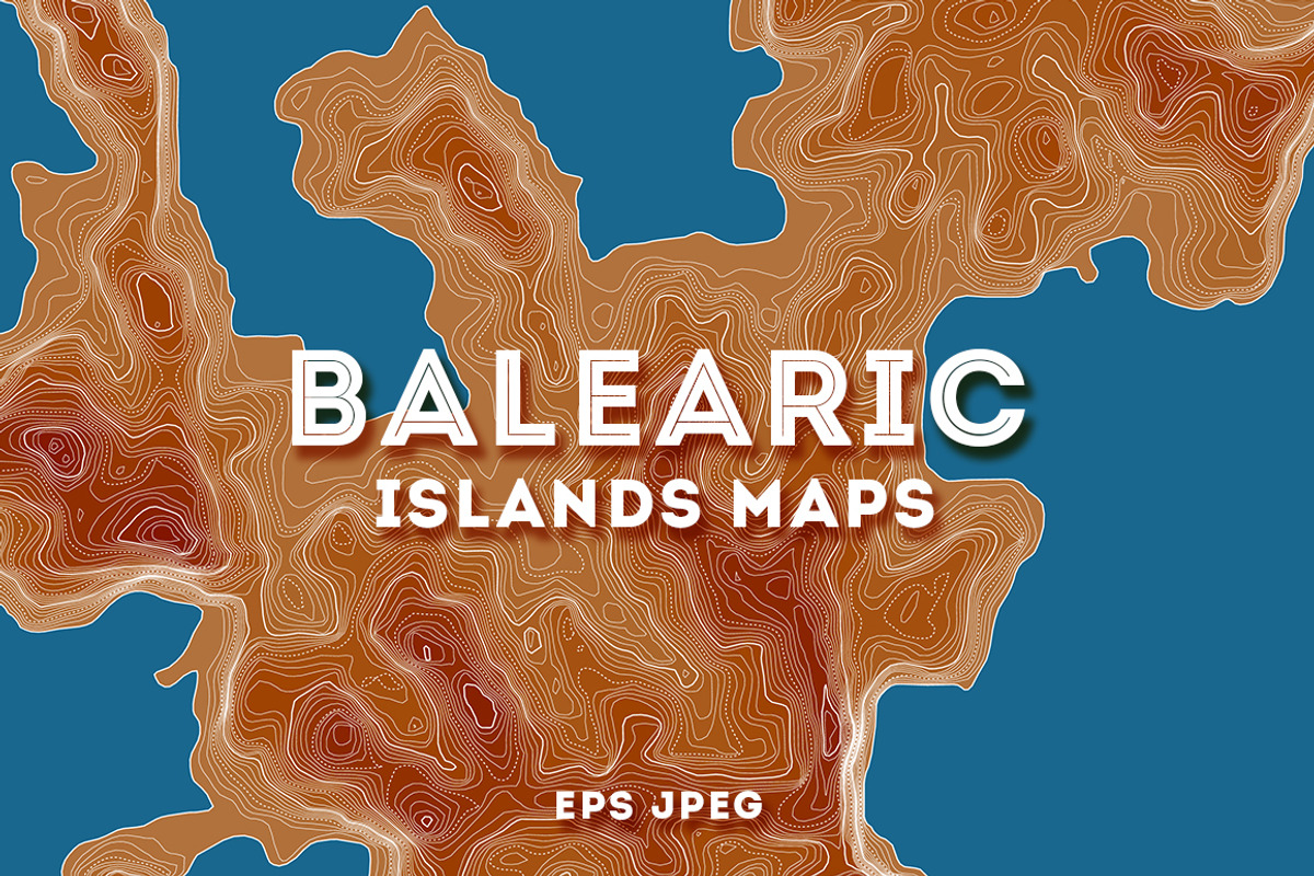 Balearic Islands Maps, an Object Graphic by GarryKillian (Photo 1 of 6)