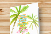 Watercolor surf clipart, an Illustration by Sweet sweet design (Thumbnail 4 of 8)
