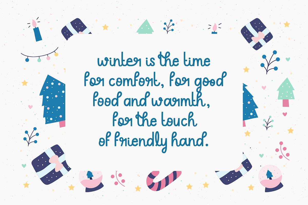 Winter Moodboard | Handwritten Font, a Script Font by Suntype | Sunshine Std (Photo 7 of 9)