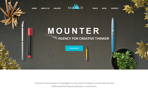 Mounter Corporate WordPress Theme