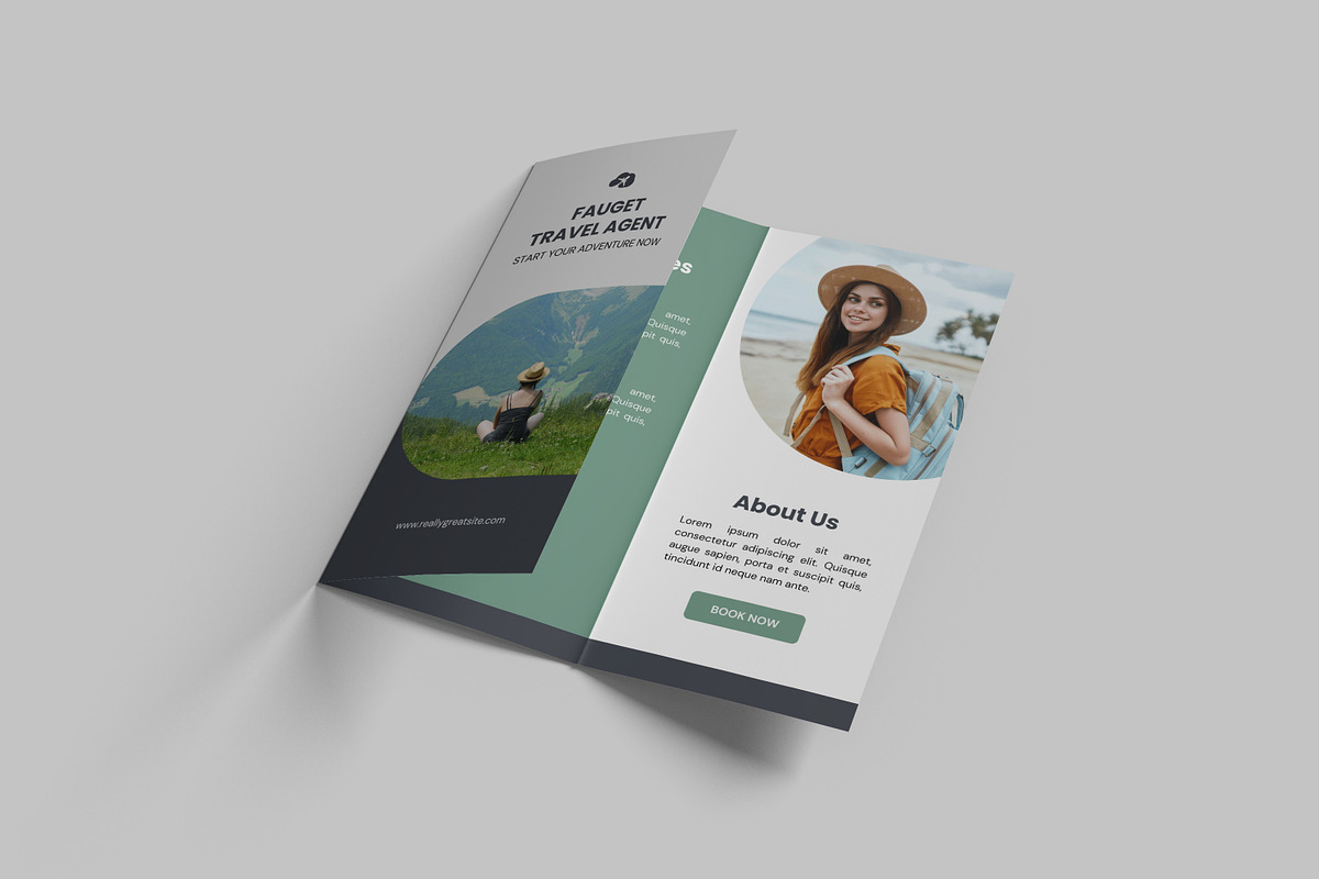 Trifold Brochure Mockup, a Brochure Template by graphictime (Photo 4 of 11)