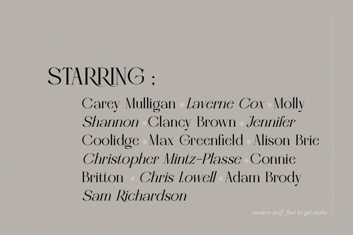 Monrovia - Modern Serif Font, a Serif Font by Get Studio (Photo 11 of 16)