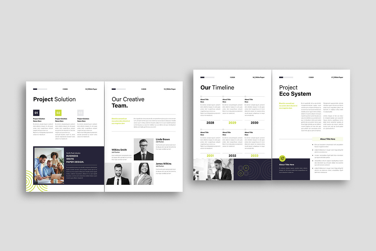 White Paper Template, a Brochure Template by NorthPeak (Photo 8 of 13)