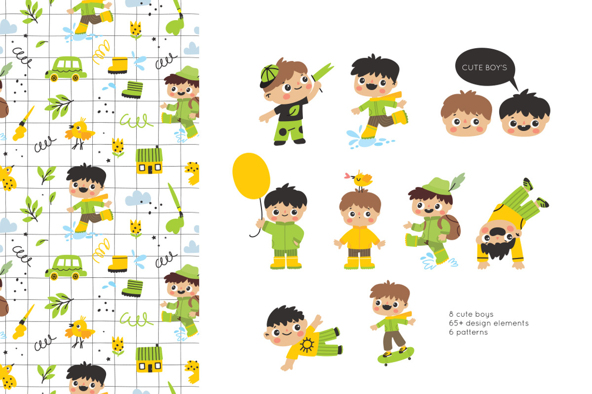 Spring Boy's, an Education Illustration by Magic & Dreams (Photo 2 of 5)