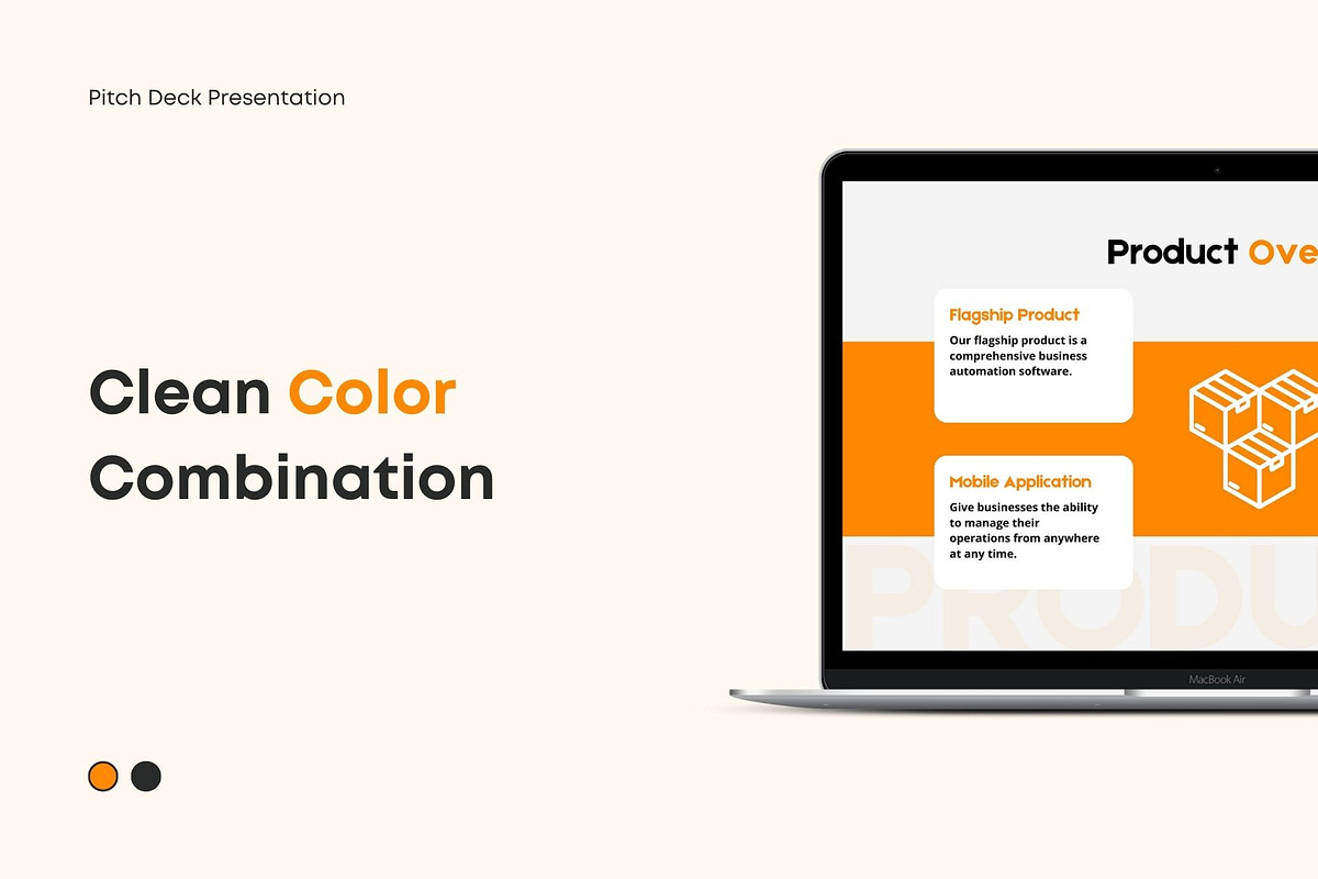 Pitch Deck - Color Combination, a Presentation Template by Jogiia Digital (Photo 2 of 6)