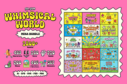 Cool Trendy Stickers Collection, an Illustration by craftlove