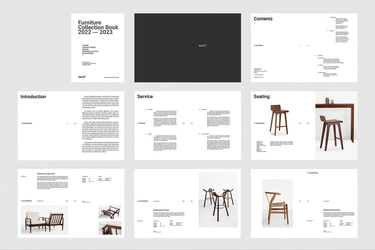 Furniture Catalog, a Brochure Template by silukEight (Photo 19 of 21)