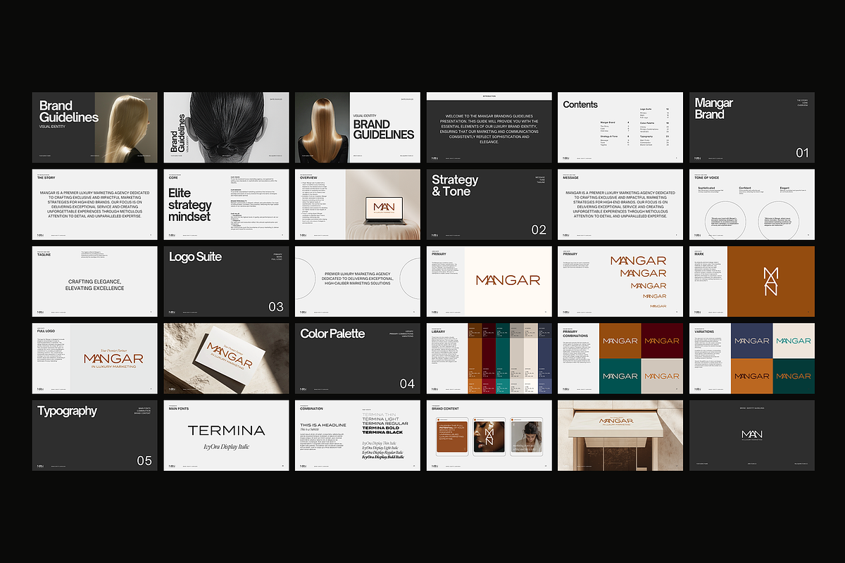 DANA Complete Brand Guidelines, a Branding & Logo Template by Aire Studio (Photo 5 of 9)