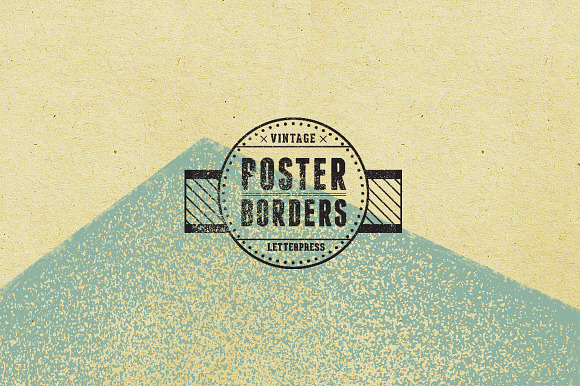 Vintage Poster Borders Texture Pack preview 5
