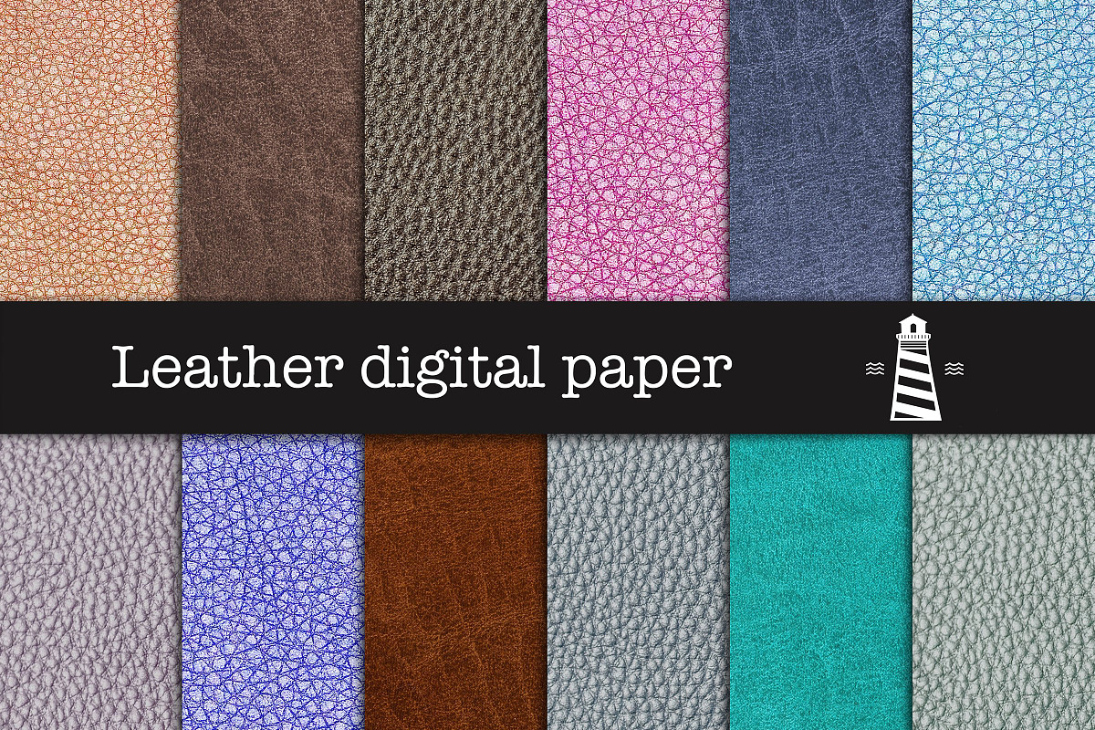 Leather Digital Paper, a Graphic by Norse Studio