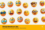 Emoji Emoticon Set | Transparent PNG, an Object Graphic by Reformer Mockup (Thumbnail 4 of 12)