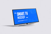 Smart TV Mockup, a Wearable Device Mockup by Pikachudesign (Thumbnail 5 of 5)