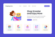 160 Shopping Flat Icons Bundle, an Emoji Icon by Prosymbols (Thumbnail 5 of 12)