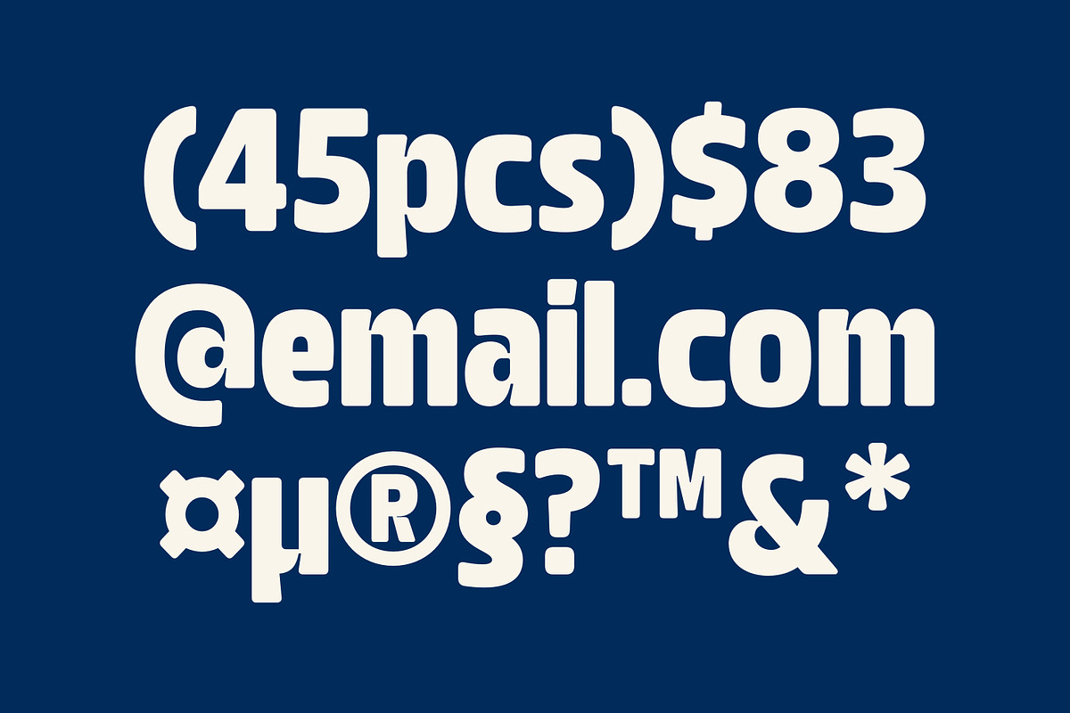 Quarty - Rounded Inktrap Font, a Sans Serif Font by Graptail (Photo 12 of 16)