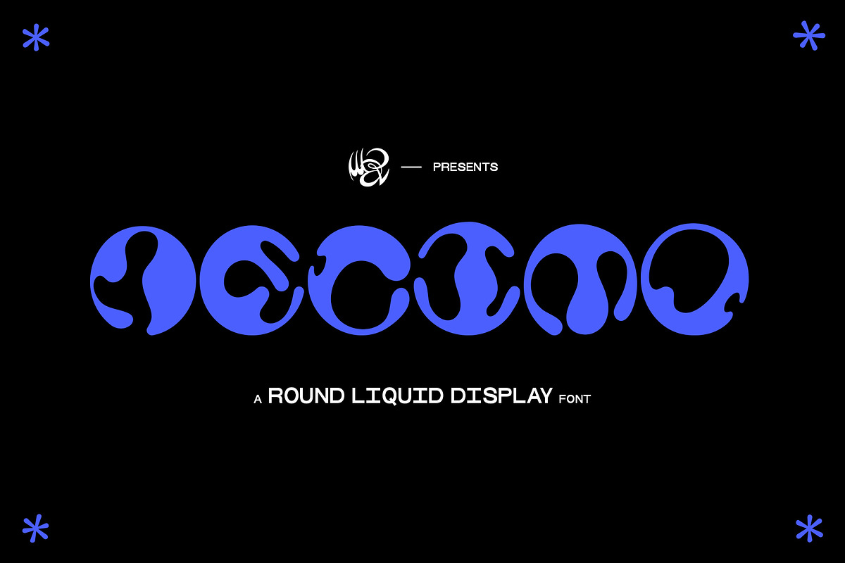 DECIMO Round Liquid Display Typeface, a Font by MDP TYPEFACES (Photo 1 of 5)
