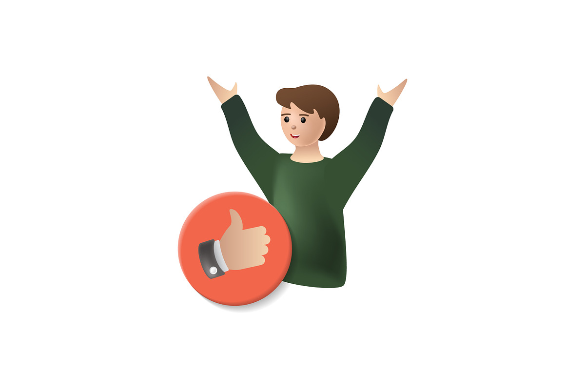 Company Value 3D Icons Set Bundle, an Object Graphic by Aimagenarium@gmail.com (Photo 15 of 21)