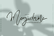 Megidame - Handwritten Signature, a Script Font by tebaltipislab (Thumbnail 1 of 10)