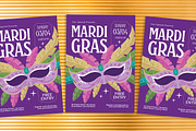 Mardi Gras Party Flyer, a Flyer Template by Gumico Studio. (Thumbnail 2 of 3)