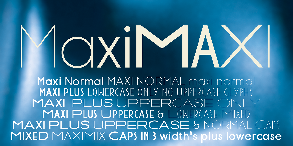 Maxi, a Sans Serif Font by Wiescher-Design (Photo 1 of 7)