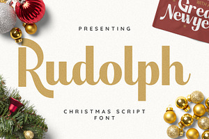 Rudolph, a Script Font by Runsell Studio