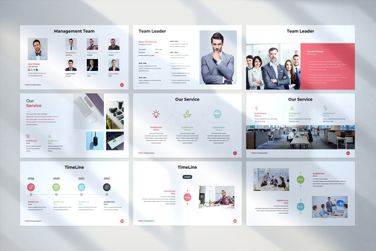 TUBA PowerPoint Template, a Presentation Template by WhiteGraphic (Photo 10 of 16)