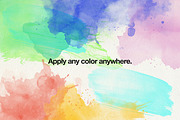 Watercolor Stamp Photoshop Brushes, a Brush Add-On by INTENTFX (Thumbnail 5 of 11)