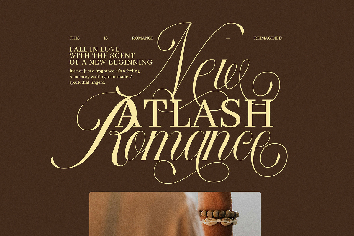 Radiust Luxury Swash Script Font, a Script Font by Graphicxell (Photo 3 of 8)