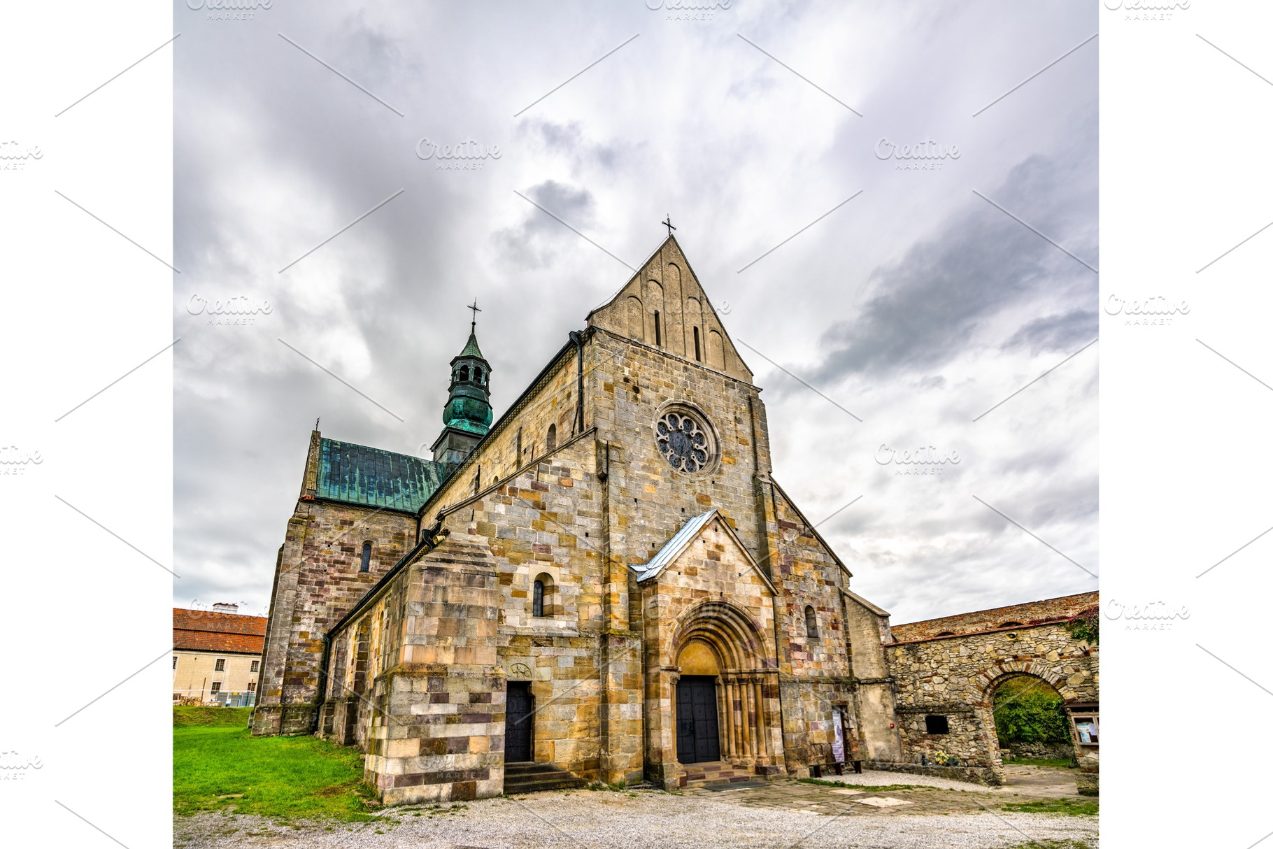 Cistercian abbey in sulejow poland stock photo containing sulejow and abbey, an Architecture Photo by Leonid Andronov