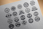 50 Vintage Round Badge & Logo, a Branding & Logo Template by Raftel (Thumbnail 3 of 5)