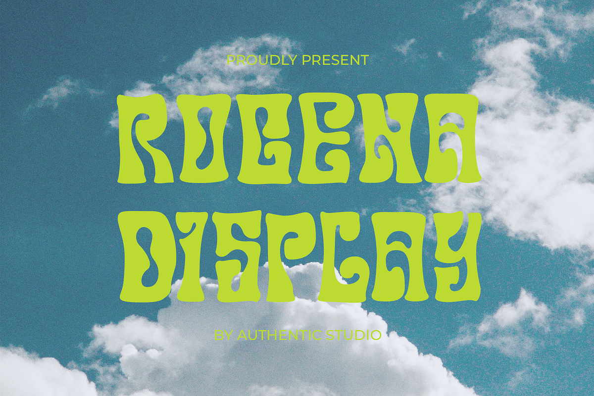 Rogena Display, a Sans Serif Font by Authentic Studio (Photo 1 of 9)