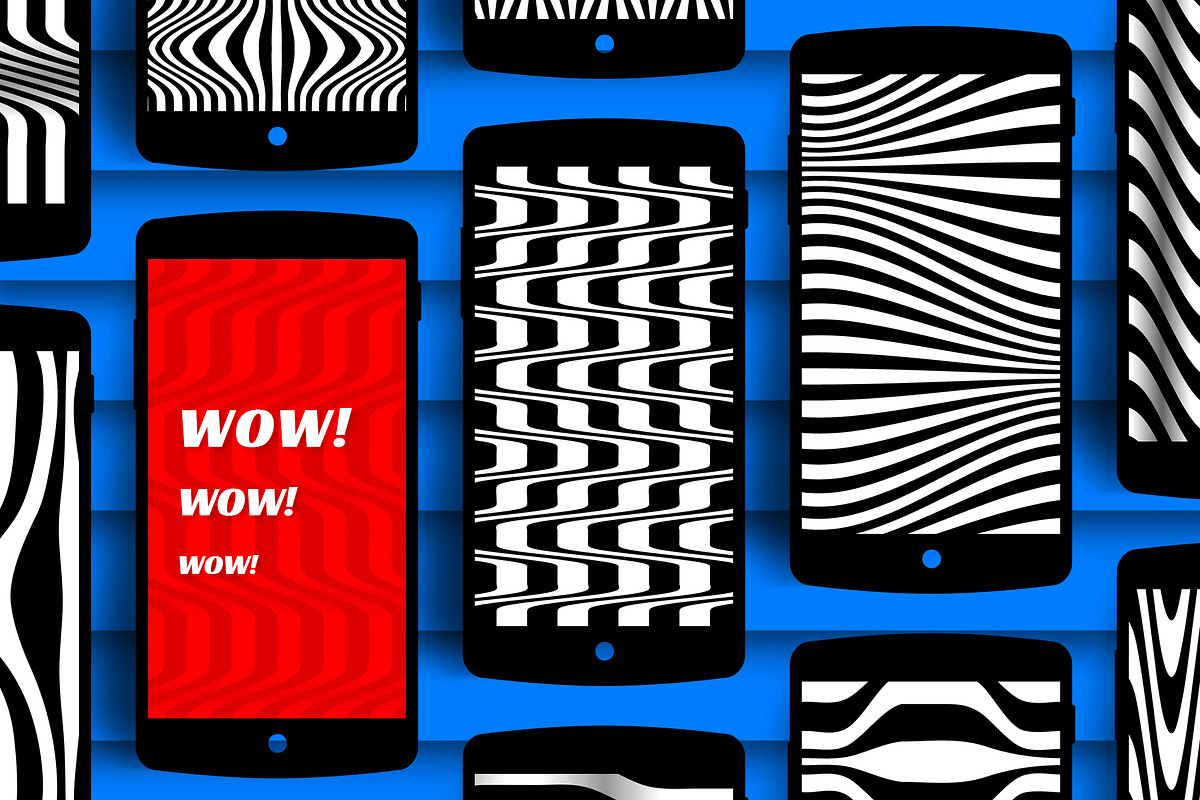 Striped waves, a Pattern Graphic by divin (Photo 9 of 15)