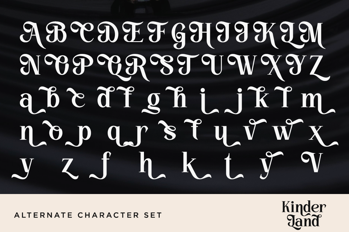 Kinder Land - Elegant Serif Font, a Serif Font by Say Studio (Photo 8 of 9)