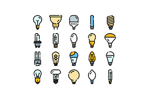 Light bulb collection electricity, an Object Graphic by pikepicture