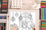 Cozy Times Chill Moments Book pages, an Illustration by one-touch (Thumbnail 7 of 9)