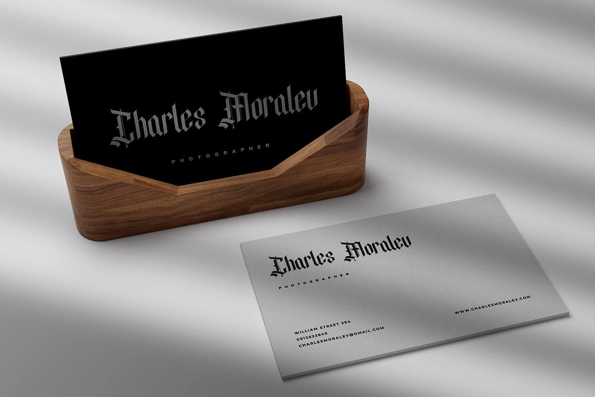 Denibas Sunset - Blackletter Font, a Blackletter Font by StringLabs (Photo 2 of 11)