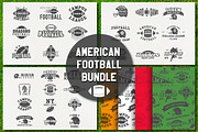 American Football Logo Badges Bundle, a Branding & Logo Template by JeksonGraphics (Thumbnail 1 of 12)