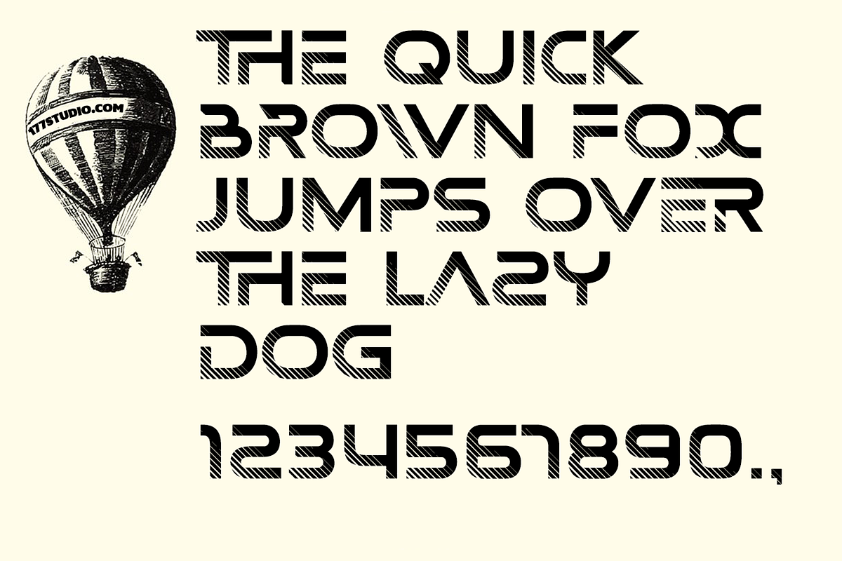 THE SOLSTICE Font, a Font by 177Studio (Photo 7 of 7)