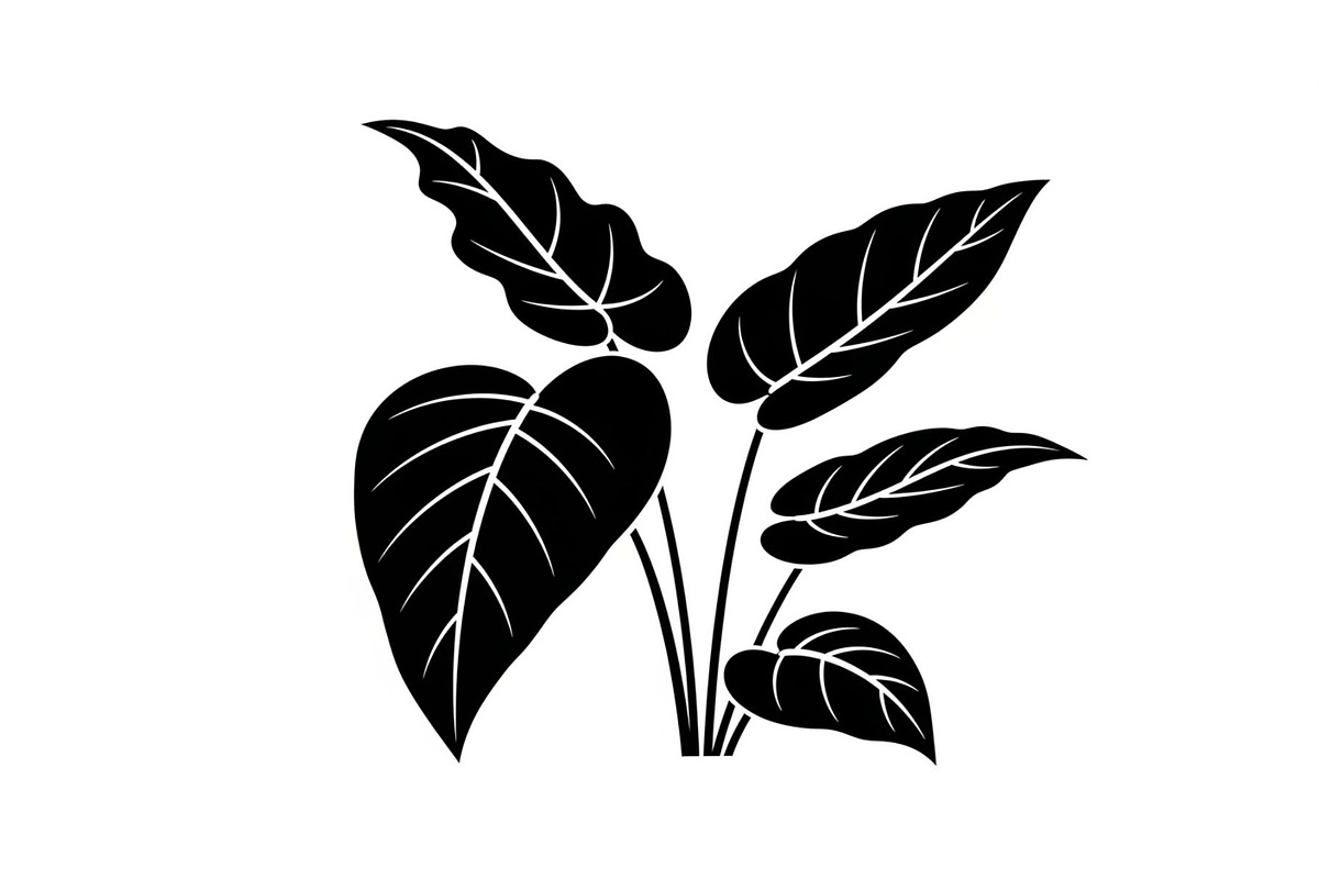 Minimal Botanical Leaf Silhouette Bu, an Illustration by Creativeshirt (Photo 47 of 51)
