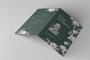 Green Floral Funeral Program, a Brochure Template by Neermana (Thumbnail 2 of 4)