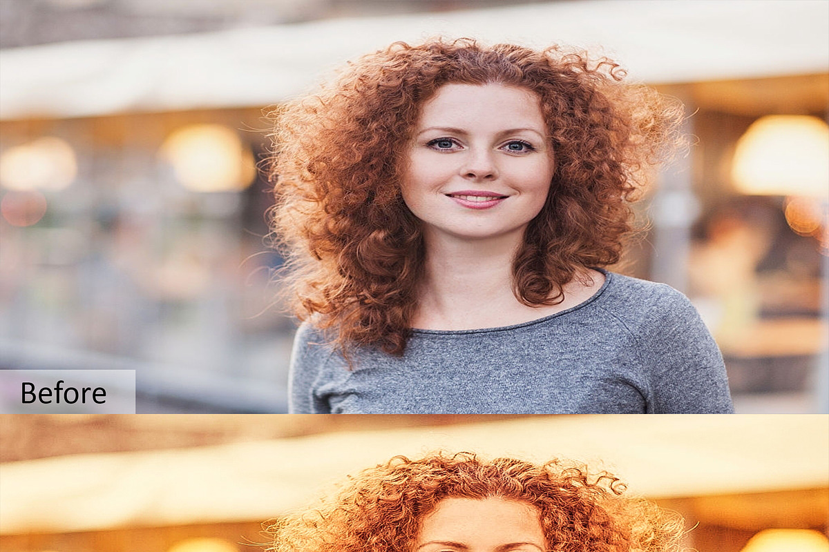 Golden Hour Effect Photoshop Actions, an Action Add-On by DreamColor