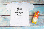 T-shirt and bodysuit mockup bundle., a Print Template by MockupMarket (Thumbnail 6 of 16)
