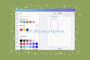 35 Whimsical Vector Borders + Frames, an Object Graphic by Design by Laney (Thumbnail 9 of 14)